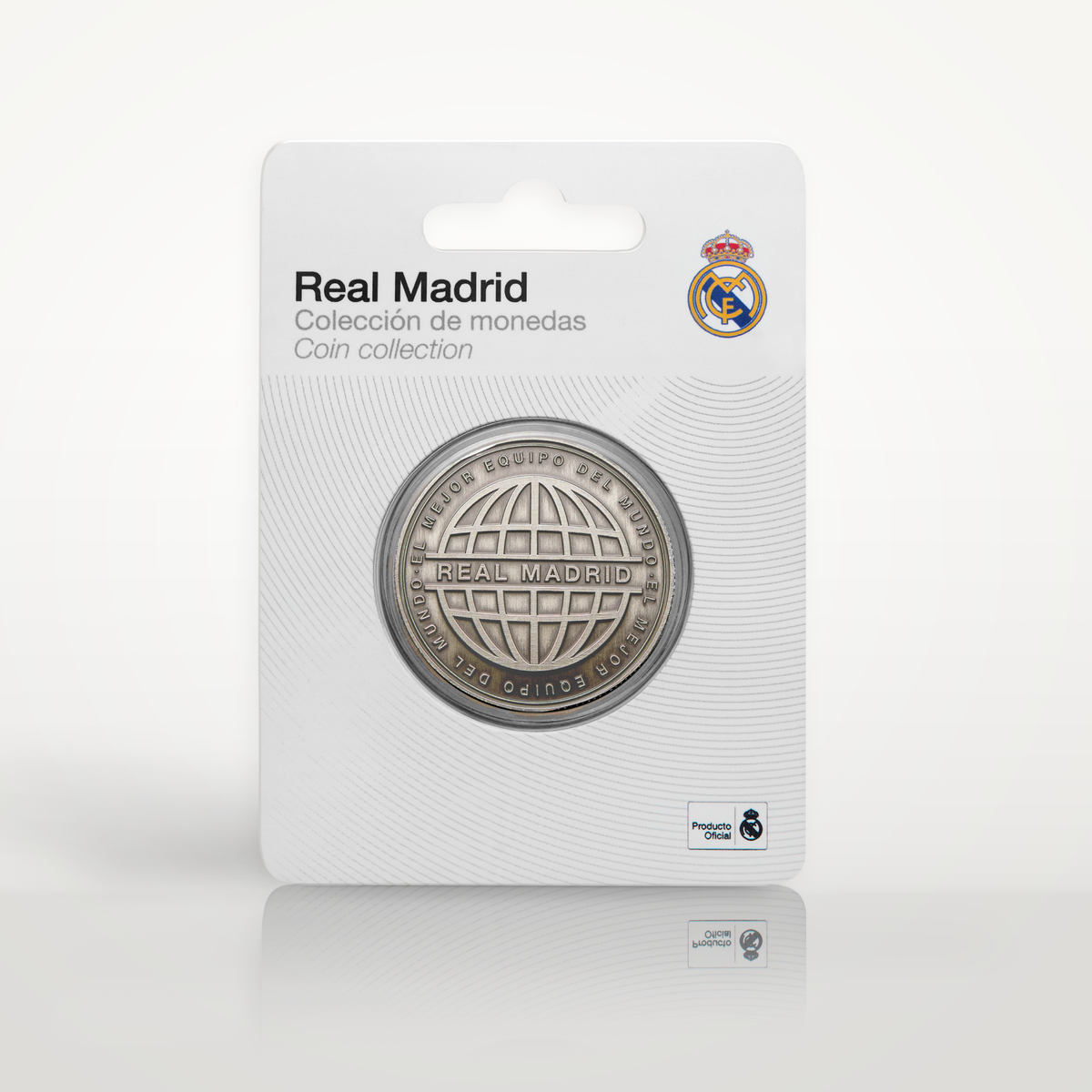 Moneda Oficial Real Madrid Coleccionable El Mejor Equipo del Mundo Níquel Ant.