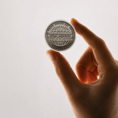 Moneda Oficial Real Madrid Coleccionable El Mejor Equipo del Mundo Níquel Ant.