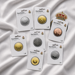Moneda Oficial Real Madrid Coleccionable El Mejor Equipo del Mundo Níquel Ant.