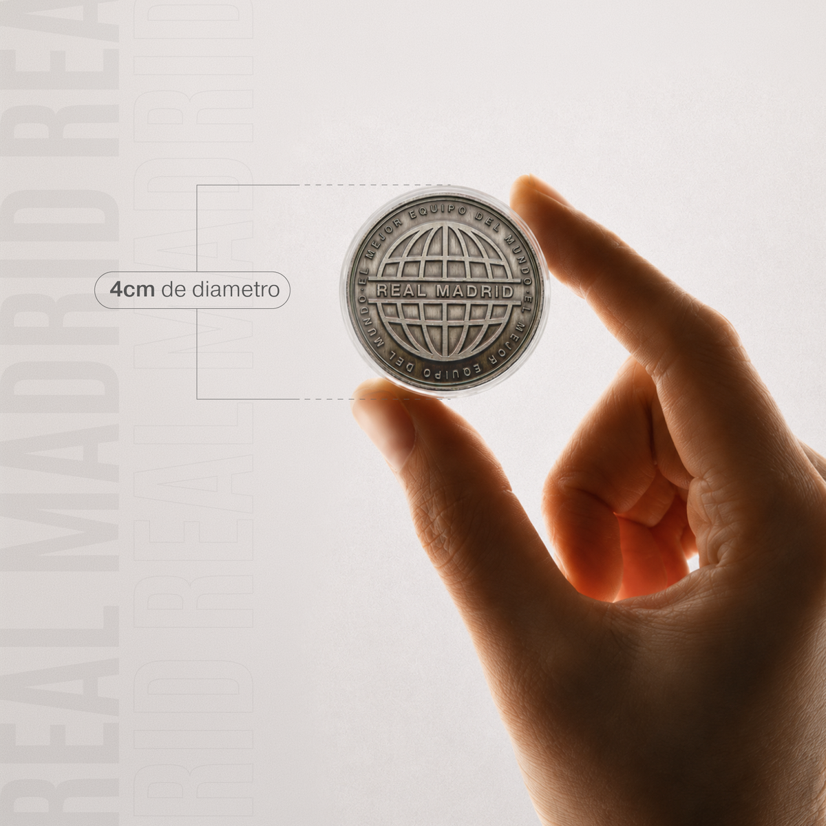 Moneda Oficial Real Madrid Coleccionable Hala Madrid Níquel