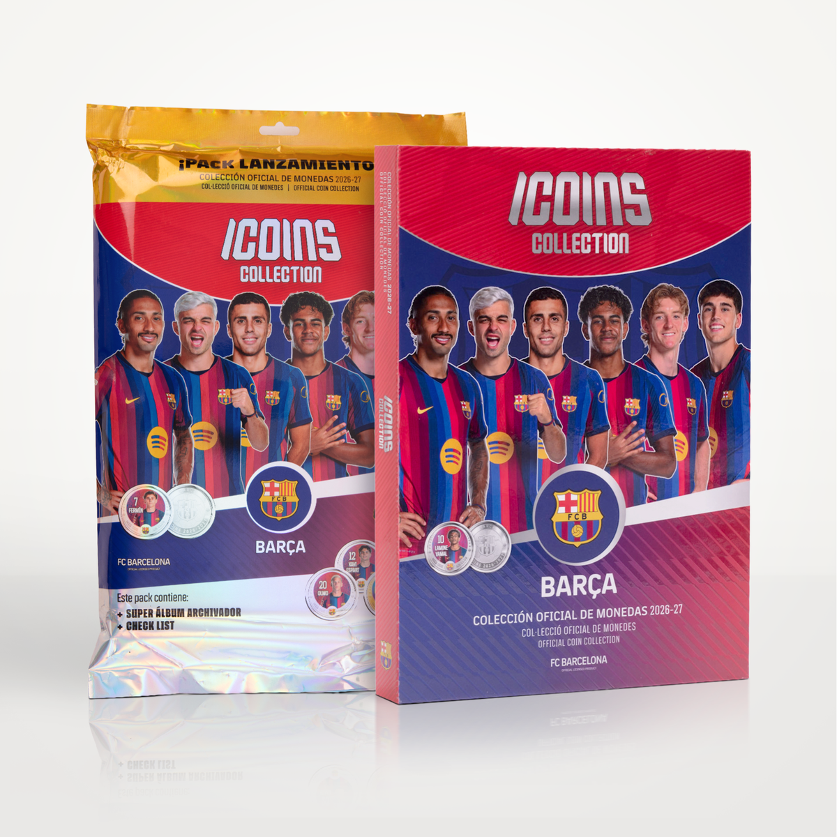 Album Premium ICOINS  FC Barcelona 26-27