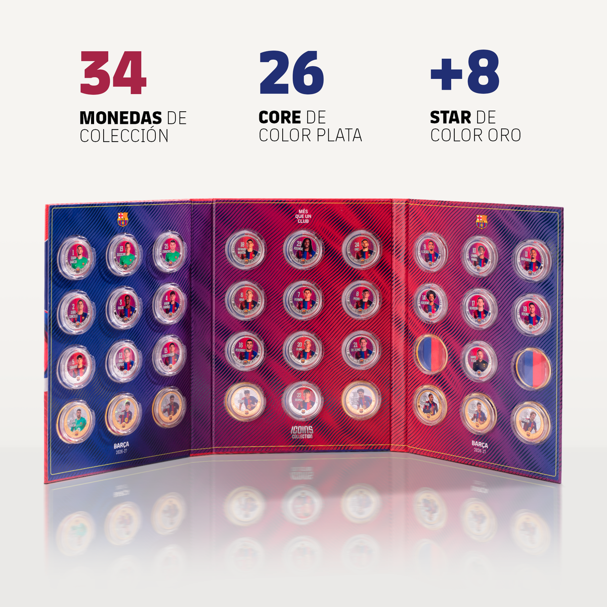 Album Premium ICOINS  FC Barcelona 26-27