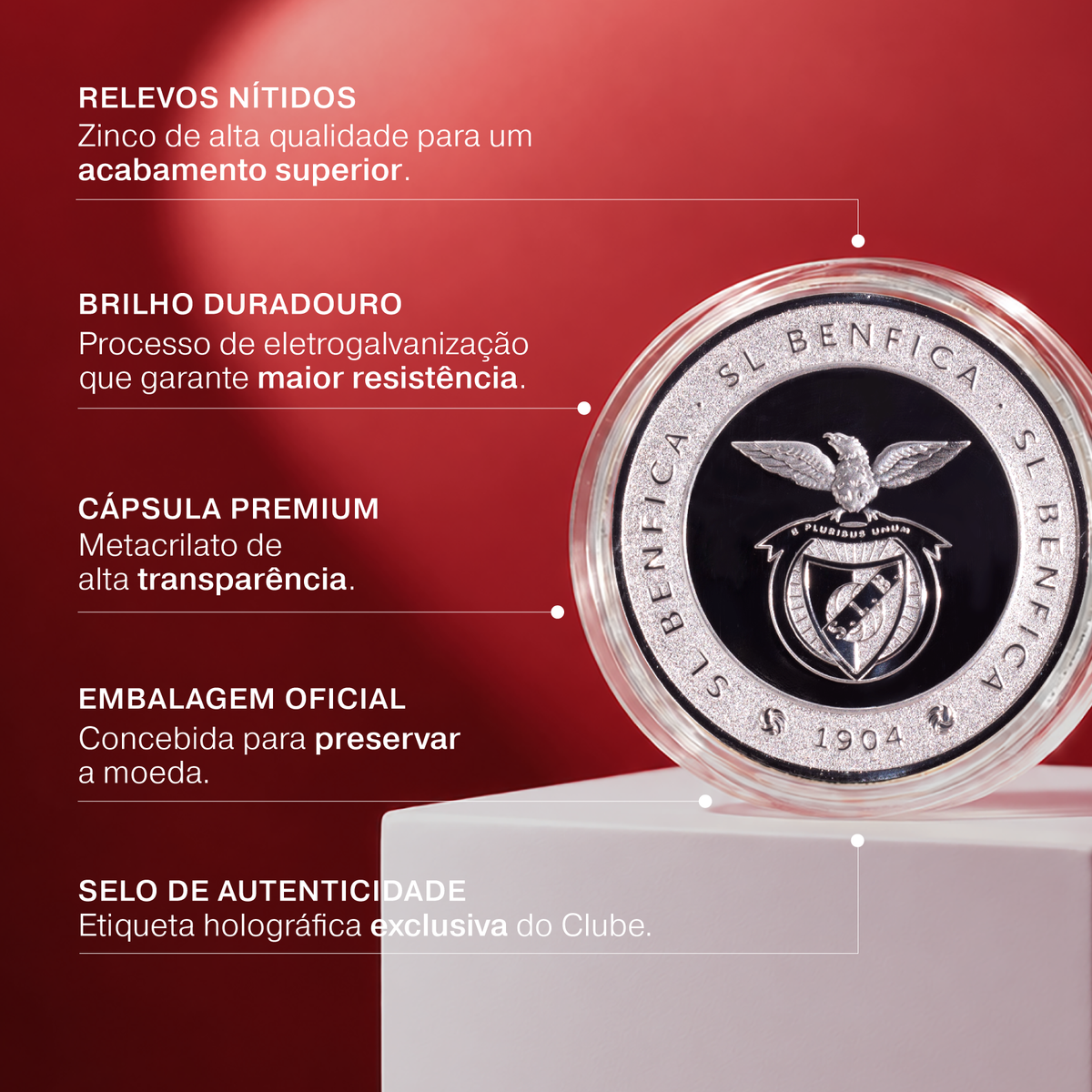 Moeda Oficial Sport Lisboa e Benfica Benfica