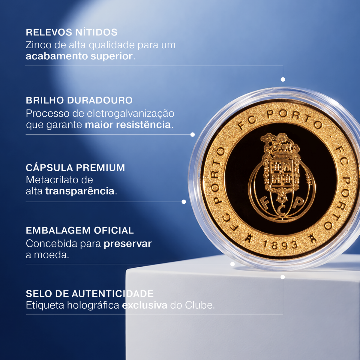 Moeda FC Porto Escudo Retro