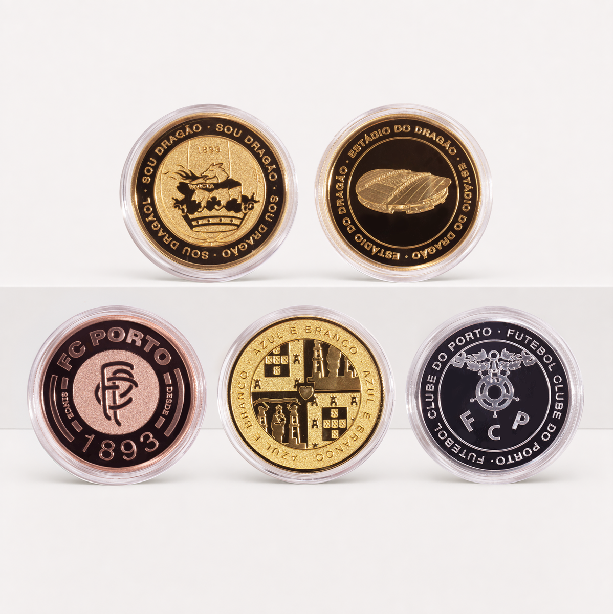 Moeda Oficial Porto Pack 5 Unidades
