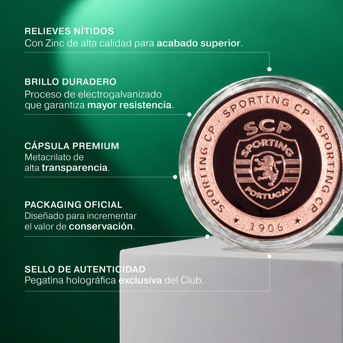 Moeda SCP Sorting Logótipo Antigo