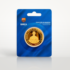 Gavi - Moeda Oficial Colecionável FC Barcelona Gavi Ouro