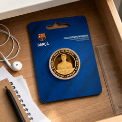 Pau Cubarsí - Moneda Oficial FC Barcelona Coleccionable Pau Cubarsí Oro