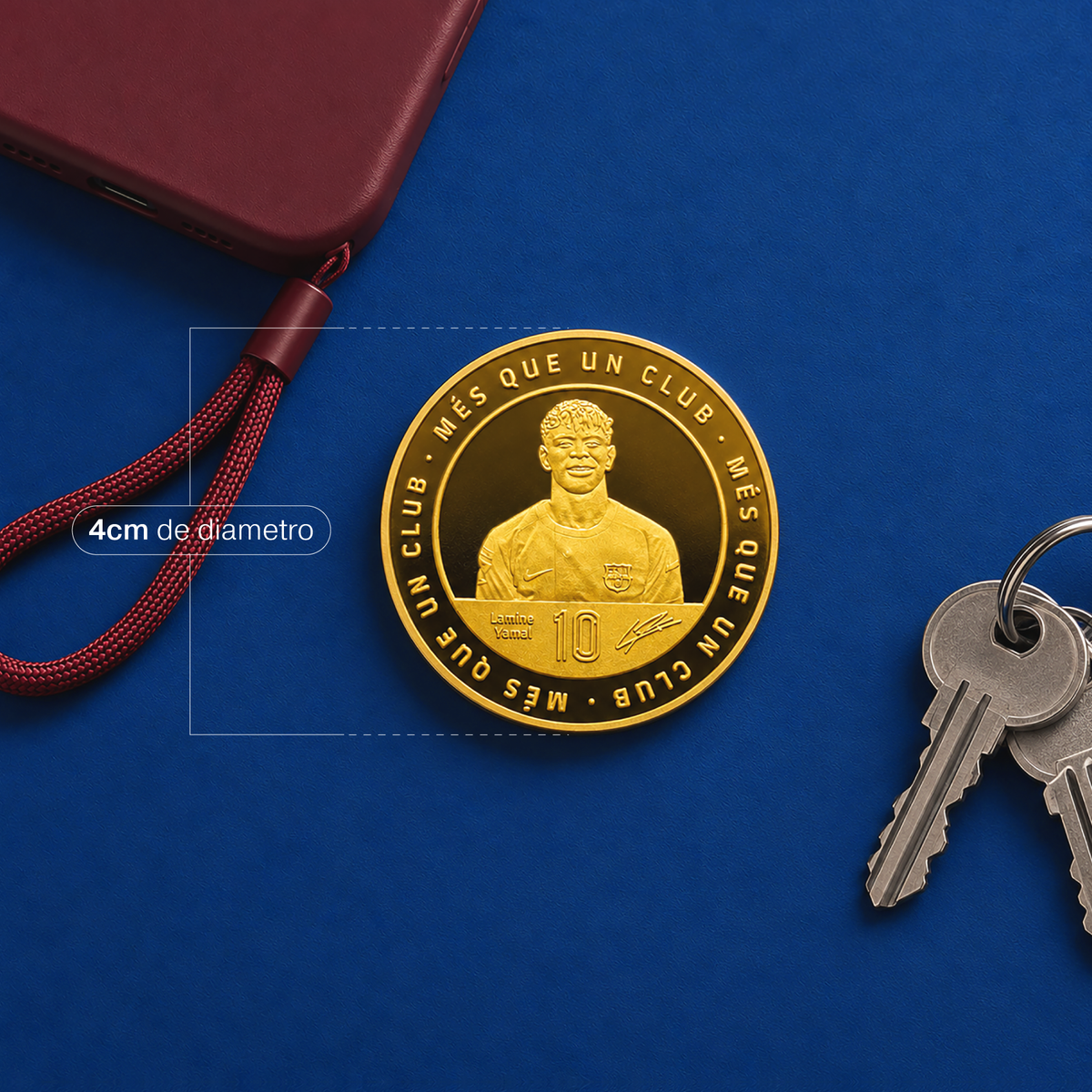 Pack Colección IDOLS FC Barcelona – 6 Monedas Oficiales Oro