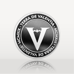 Moneda Oficial Valencia CF Coleccionable Terra de Valentia Plata