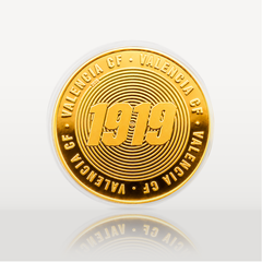 Moneda Oficial Valencia CF Coleccionable 1919 Oro