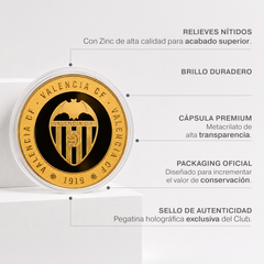 Moneda Oficial Valencia CF Coleccionable 1919 Oro