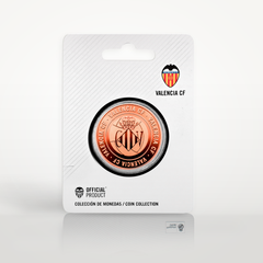 Moneda Oficial Valencia CF Coleccionable Escudo Histórico Cobre
