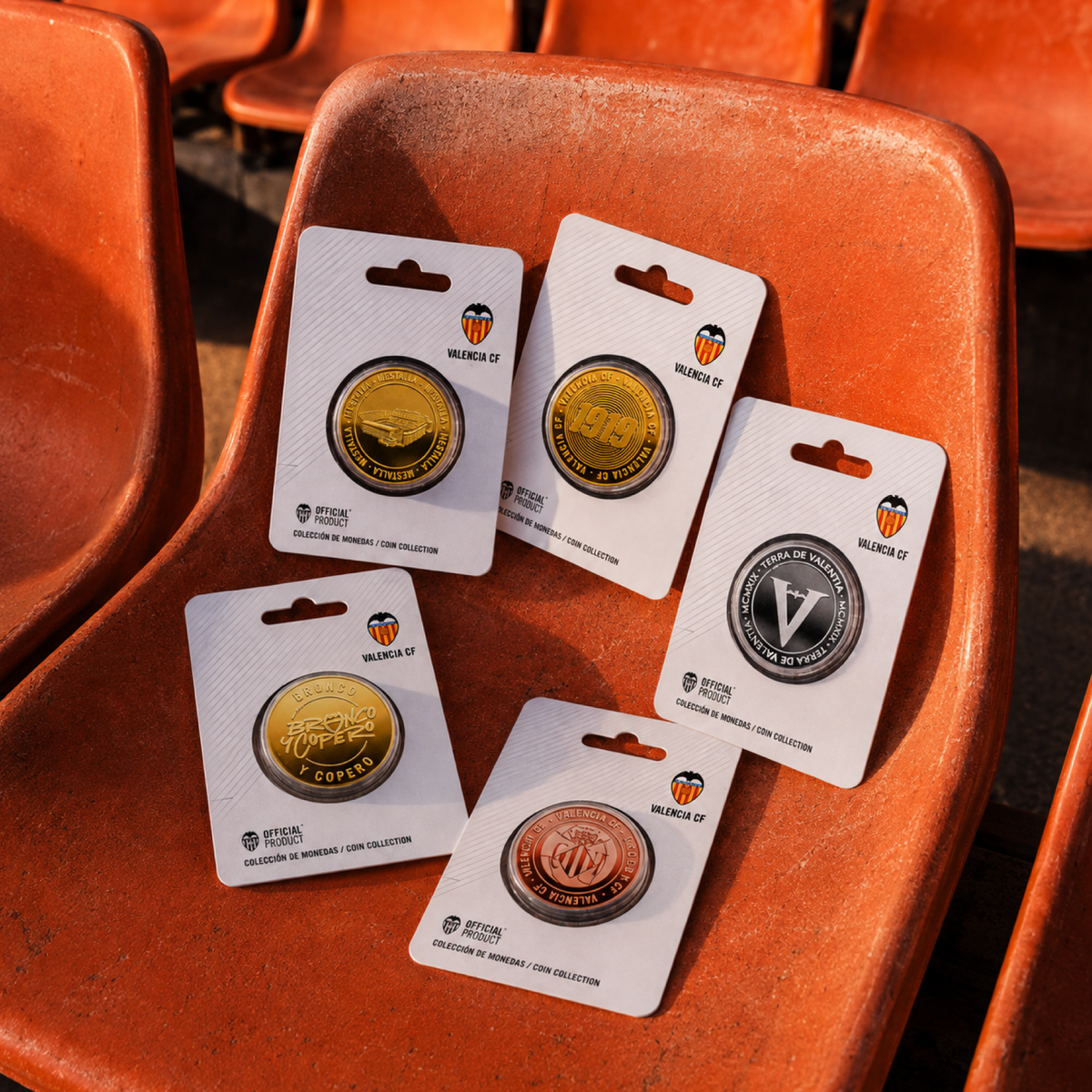 Moneda Oficial Valencia CF Coleccionable Terra de Valentia Plata