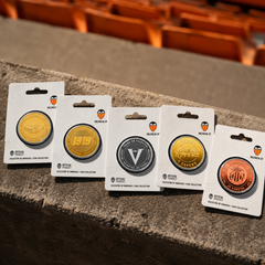 Moneda Oficial Valencia CF Coleccionable Mestalla Oro