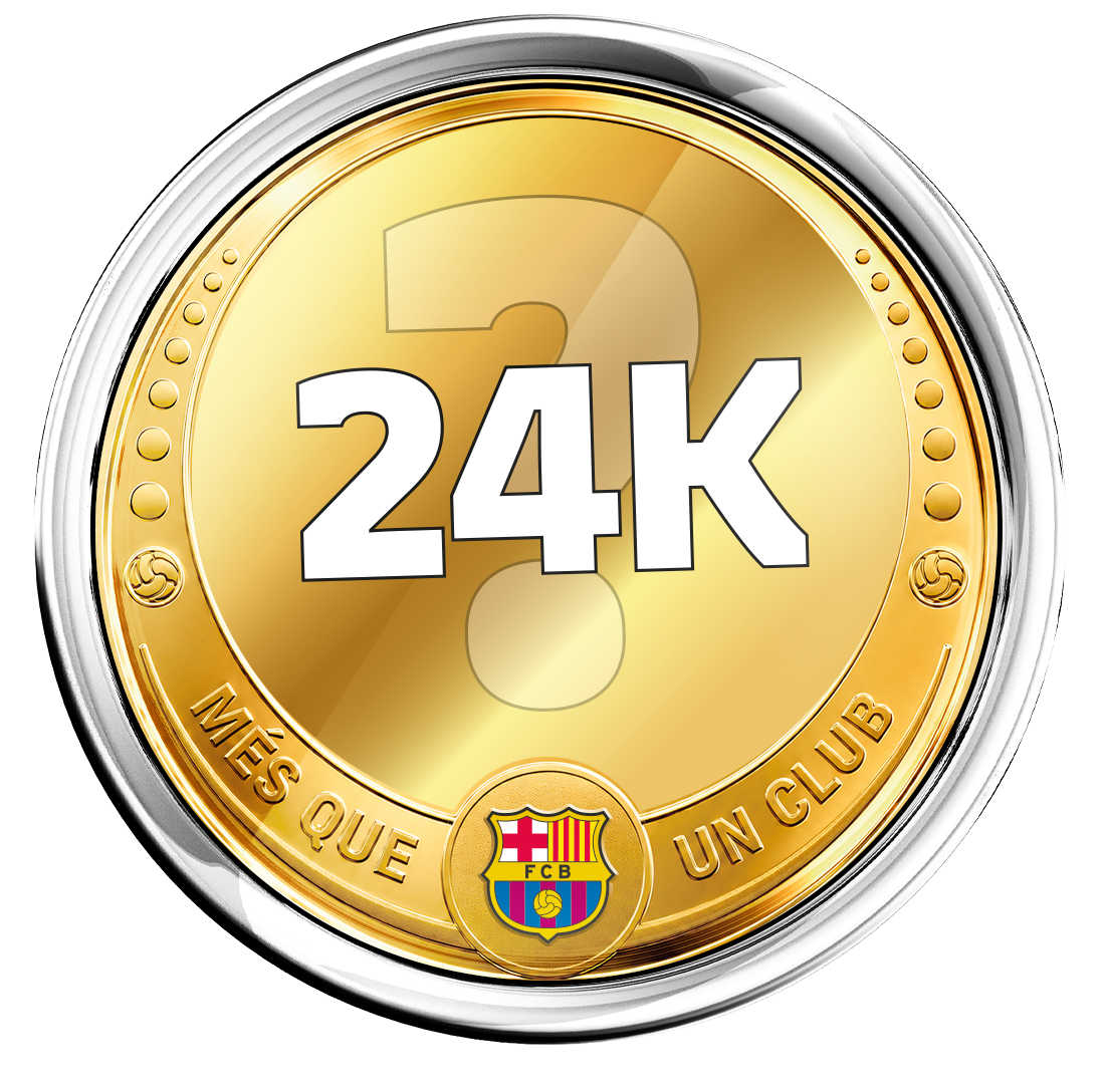 Moneda 24K Gold en cápsula